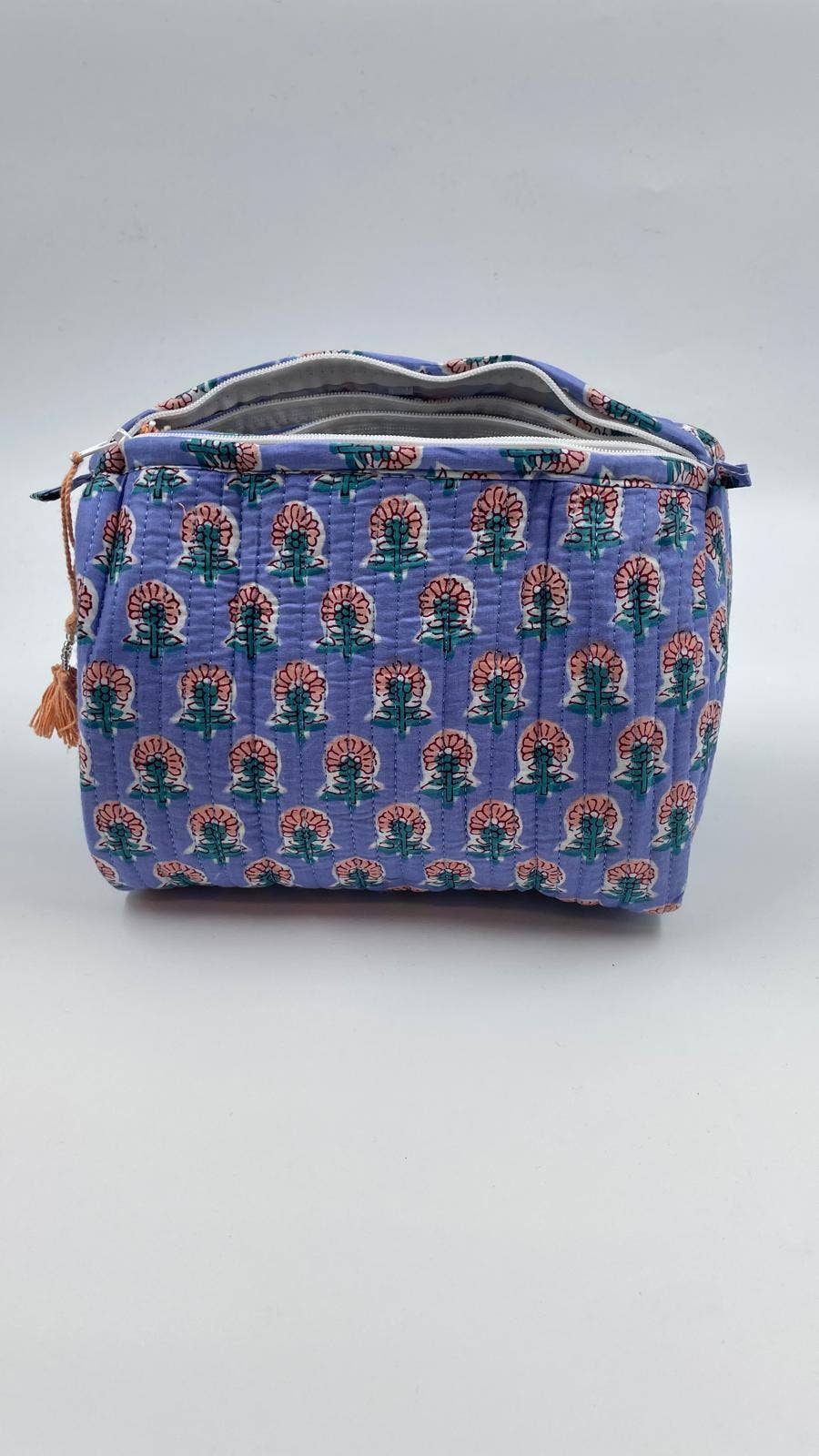 Quilted Kantha Wash Bag In Assorted Sizes