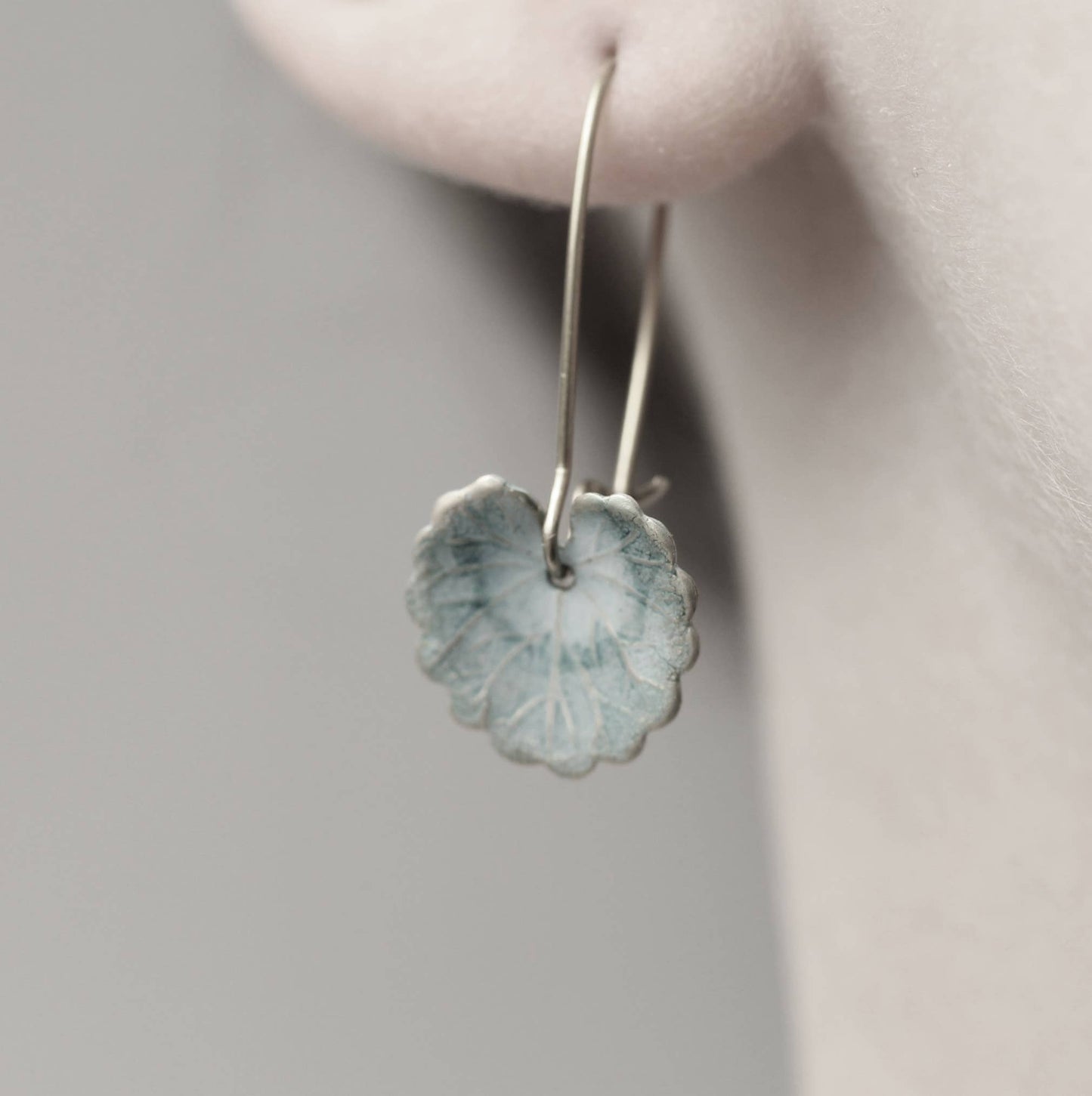 Olive Willow Leaf Earrings