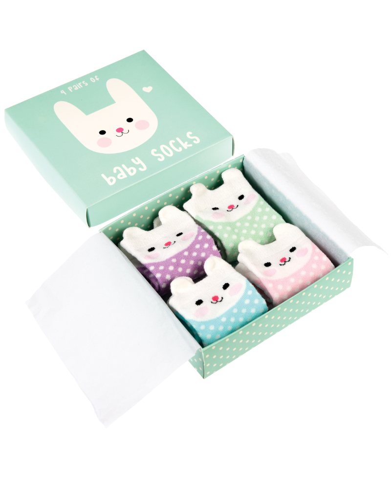 Bunny Baby Socks Set of 4