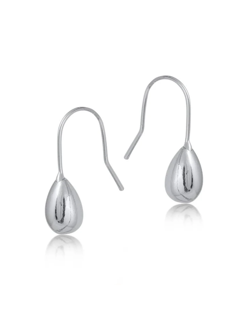 Salome Water Drop Earrings in Silver