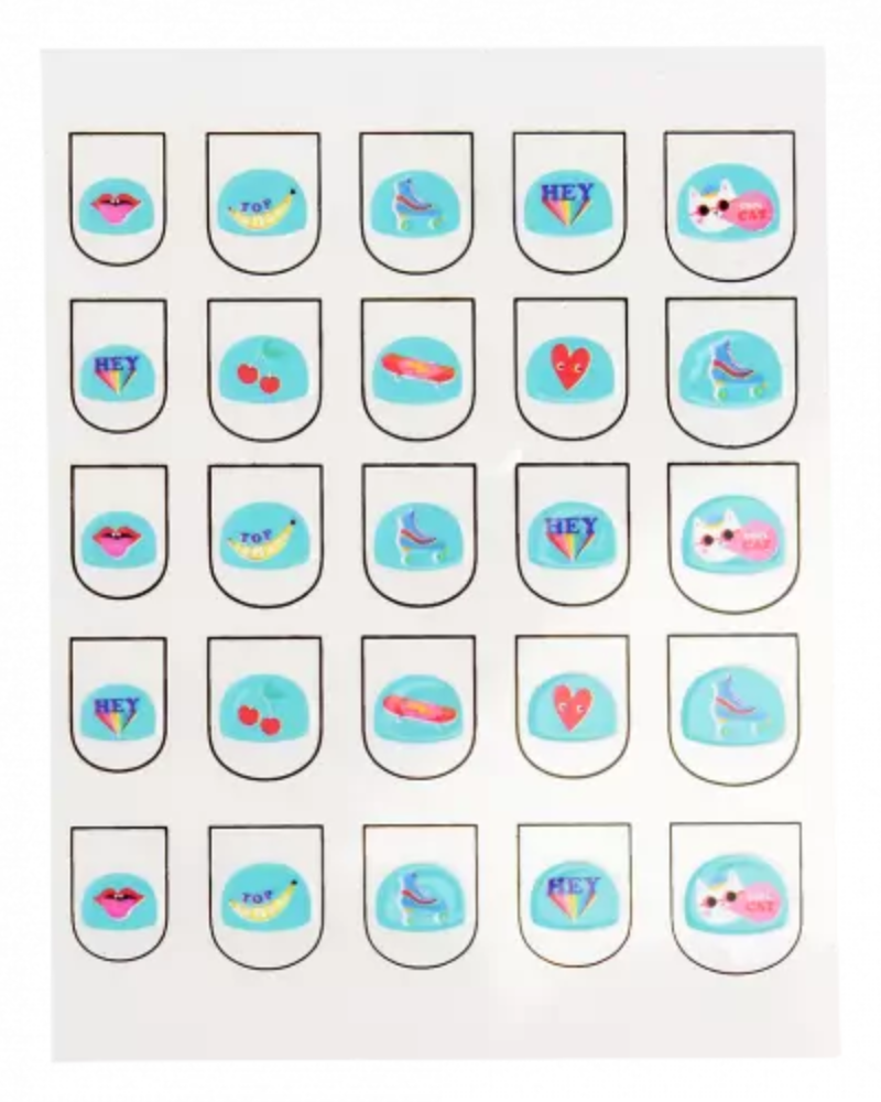 Top Banana Nail Stickers