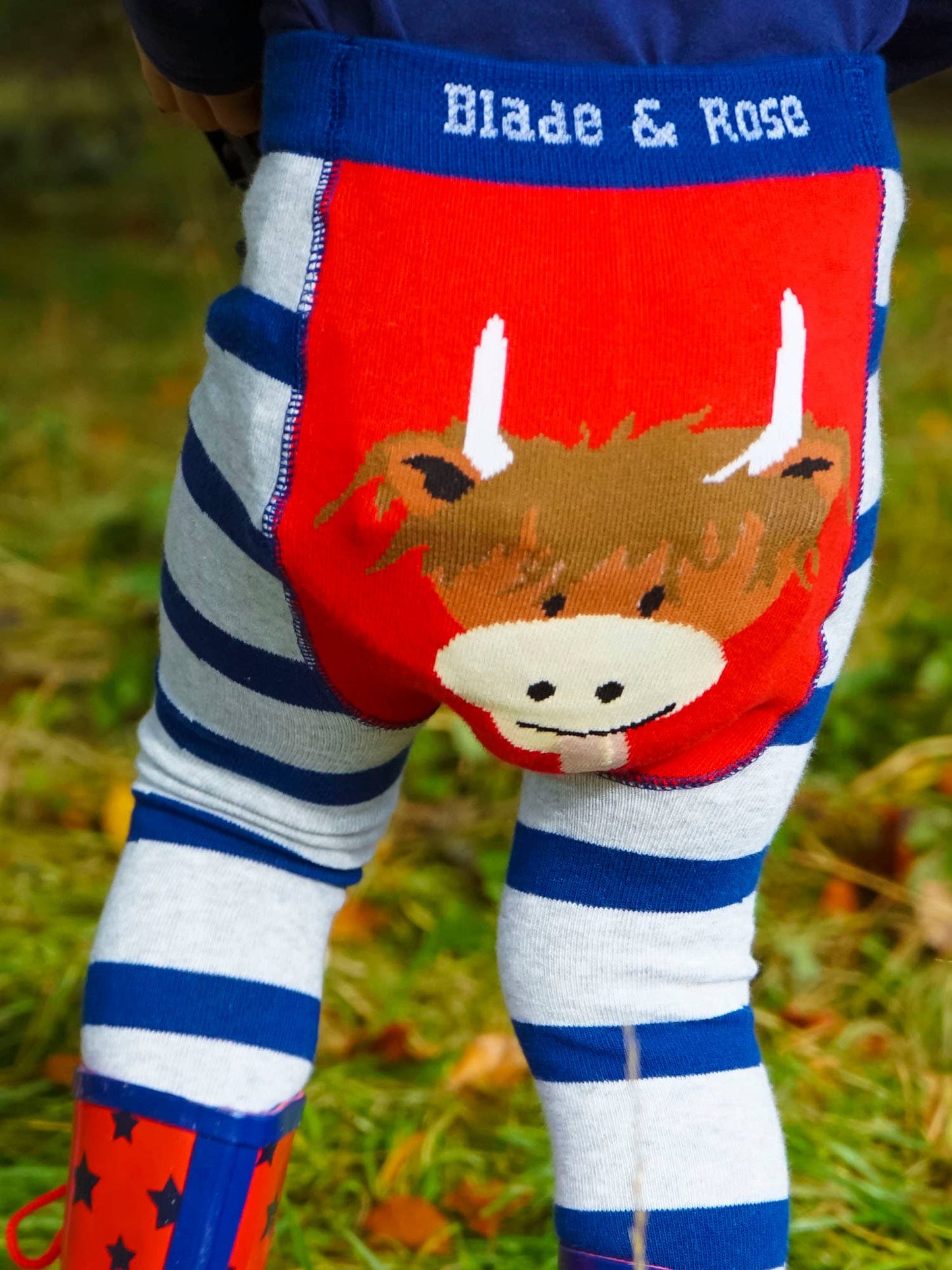 Hamish Highland Cow Leggings: 6-12 Months