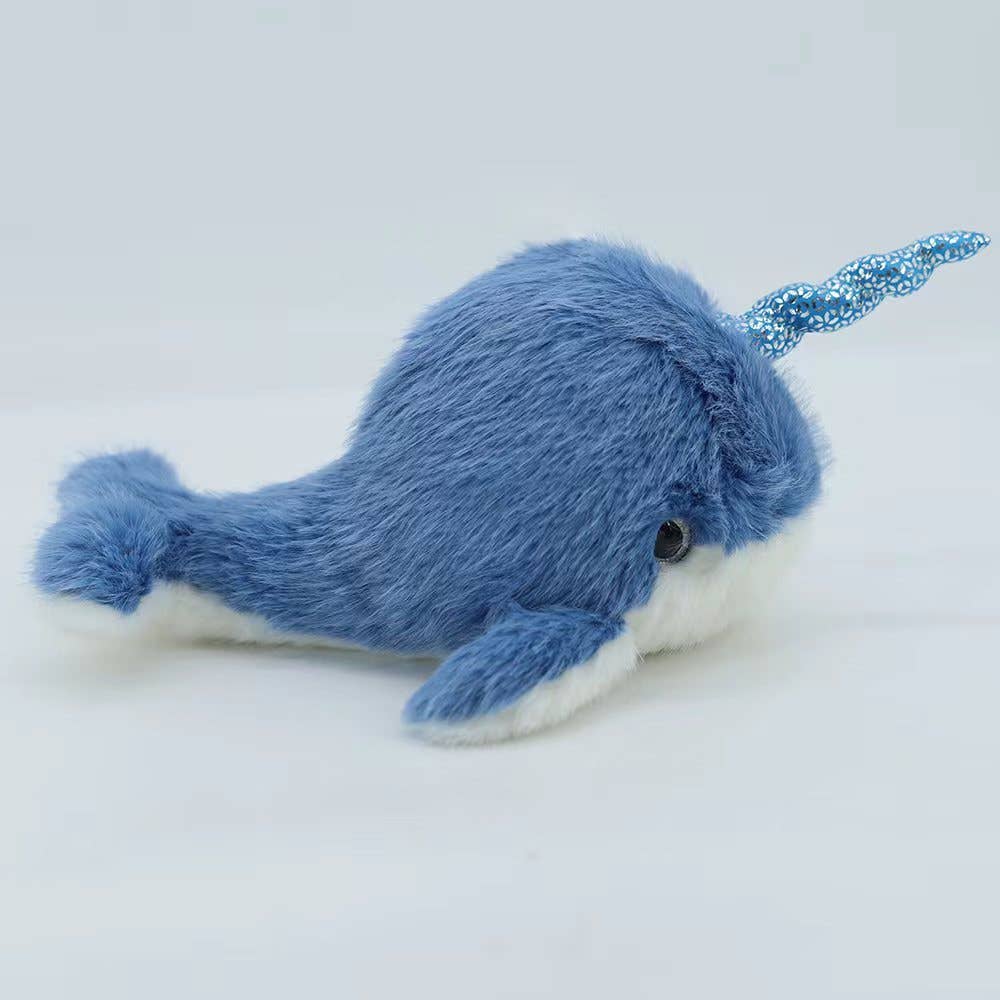 Narwhal Blue Soft Toy Plushie