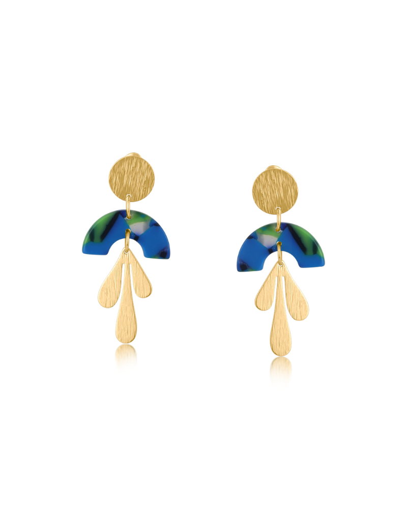 Camille Floral Drop Earrings