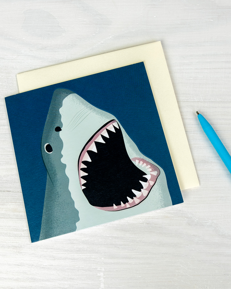 Shark Greeting Card