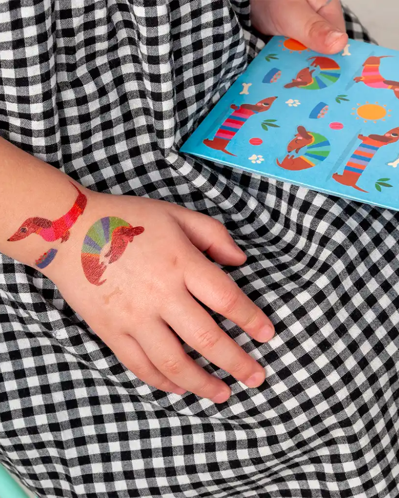 Sausage Dog Temporary Tattoos
