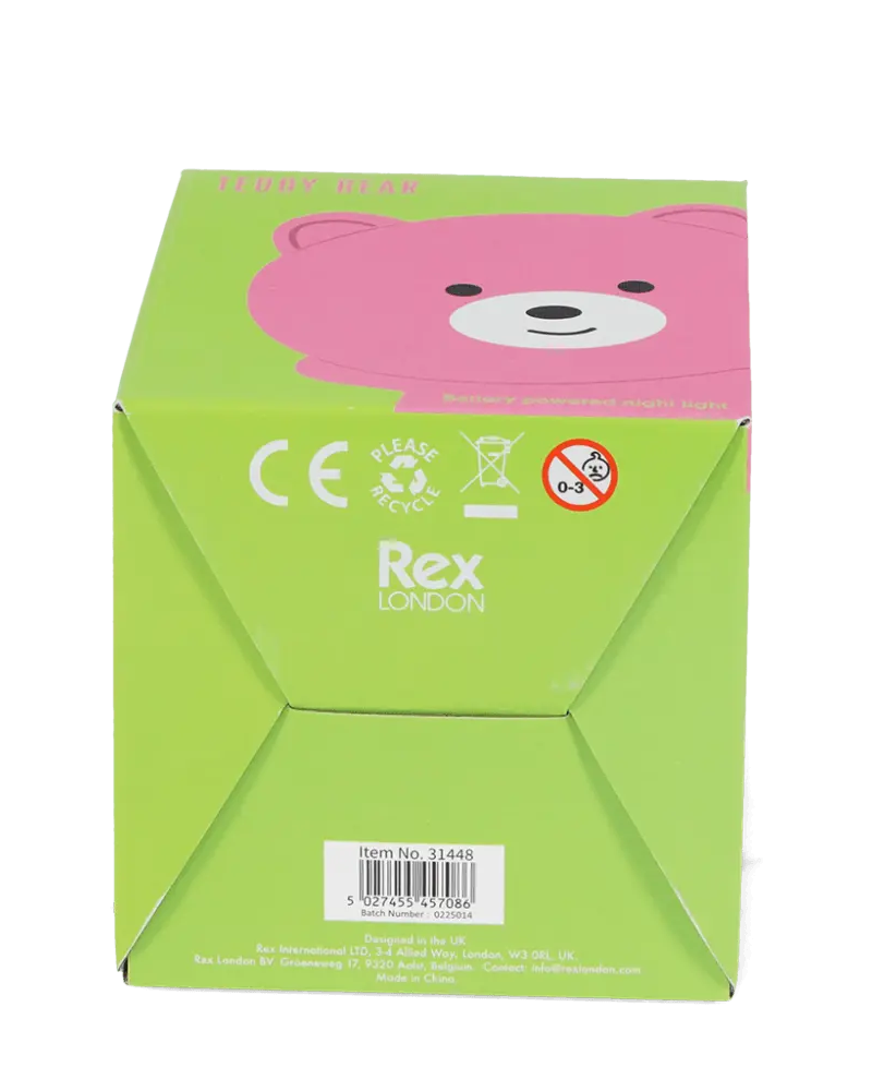 Pink Teddy Bear Night Light