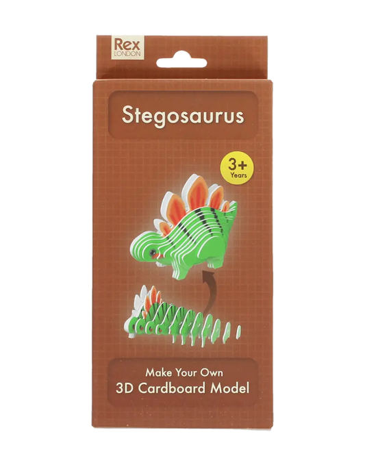 Make Your Own 3D Stegosaurus Model Kit