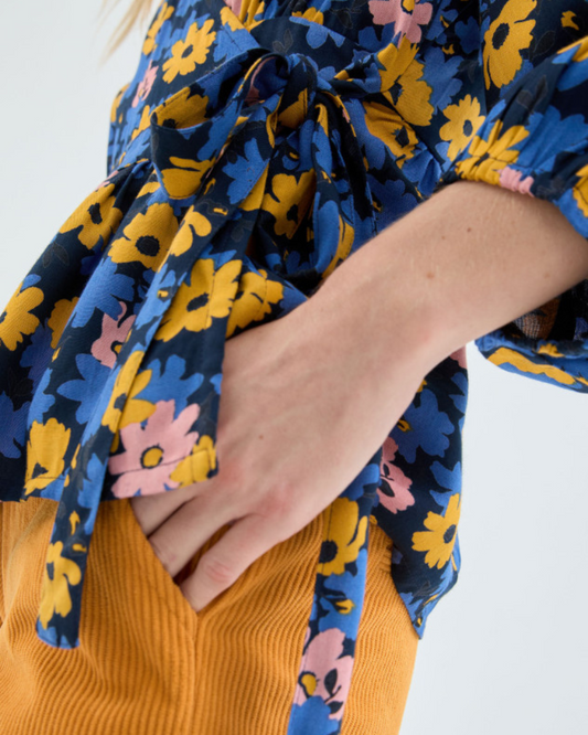 Blue Daisy Top by Compania Fantastica