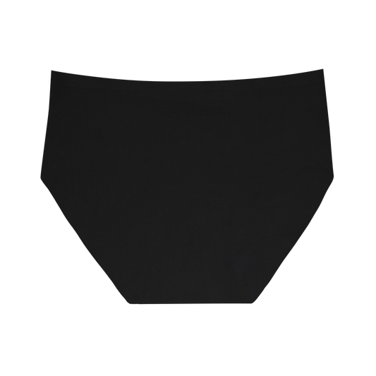 Classic Black Seamless Full Briefs