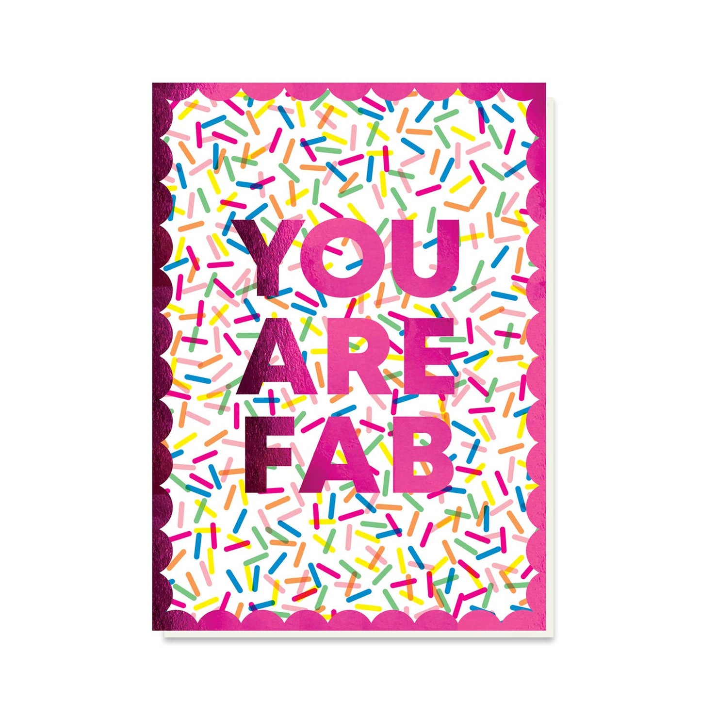 Fab Sprinkles Thank You Card