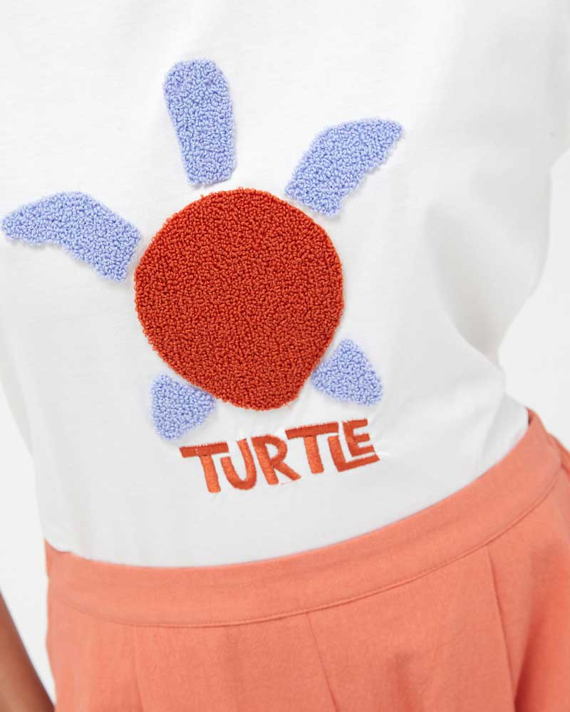 Turtle Boucle Sleeveless Top by Compania Fantastica