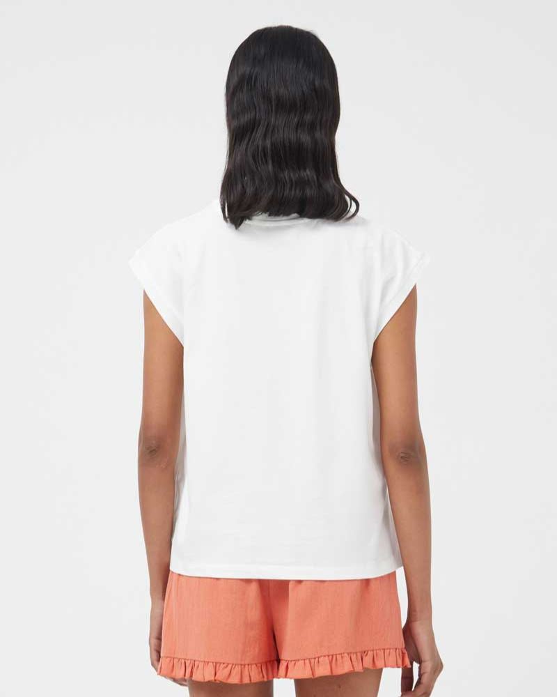 Turtle Boucle Sleeveless Top by Compania Fantastica