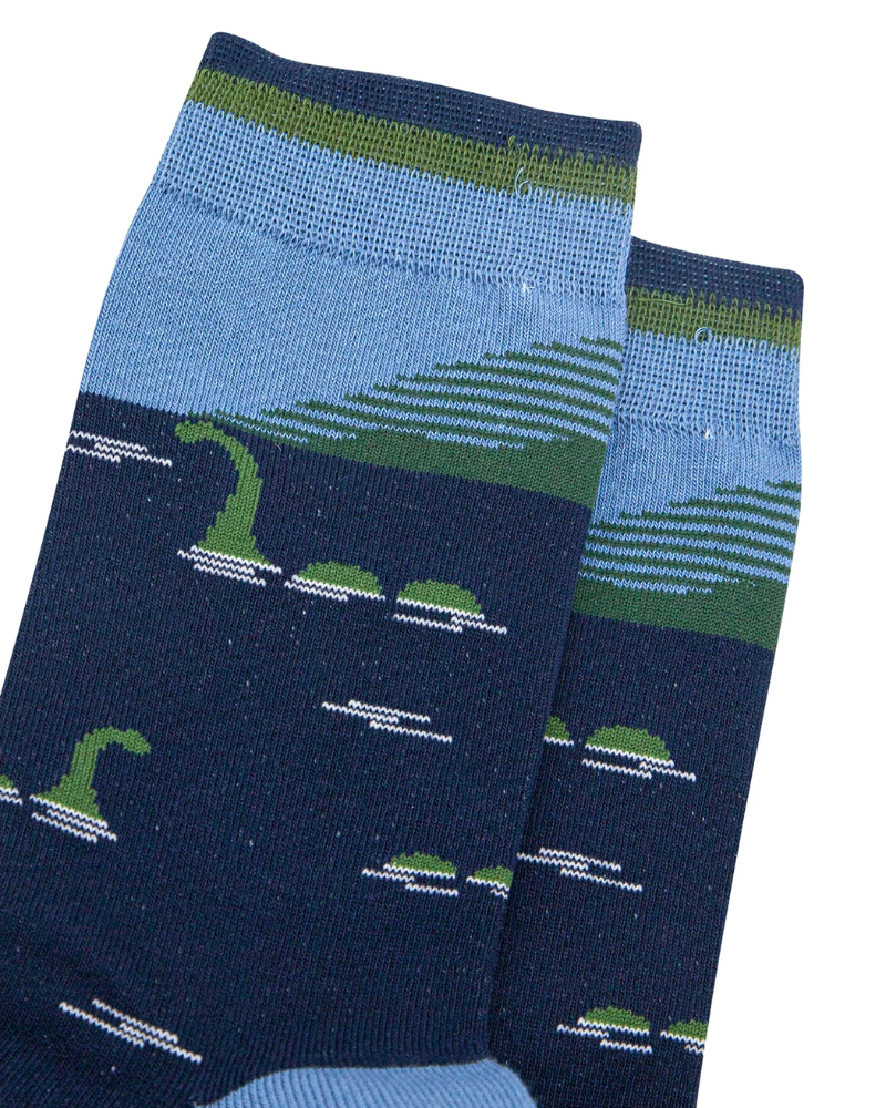 Nessie Loch Ness Monster Unisex Crew Socks