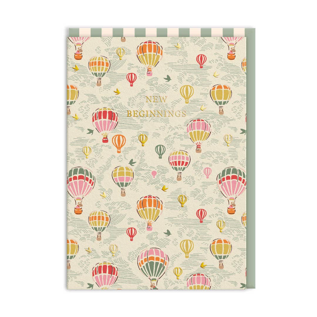 Cath Kidston Balloons New Beginnings Greeting Card