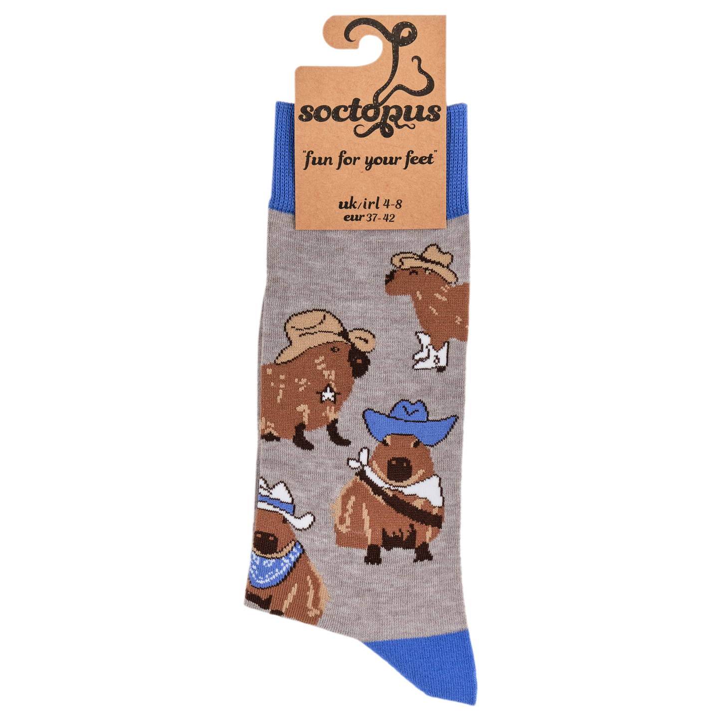 Cowboy Capybara Unisex Socks