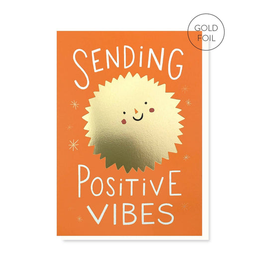 Positive Vibes Greeting Card