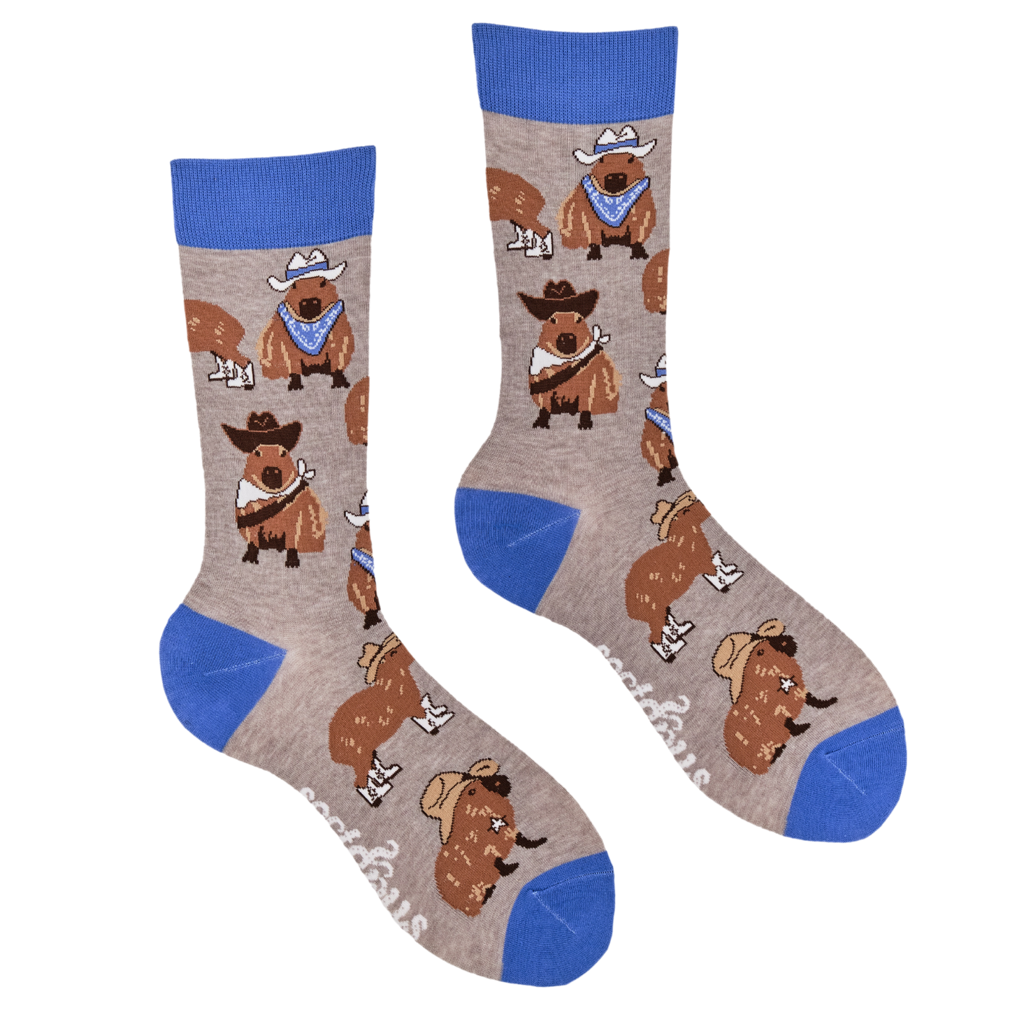 Cowboy Capybara Unisex Socks