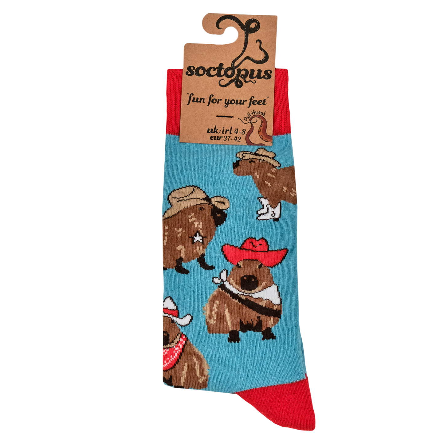 Cowboy Capybara Socks