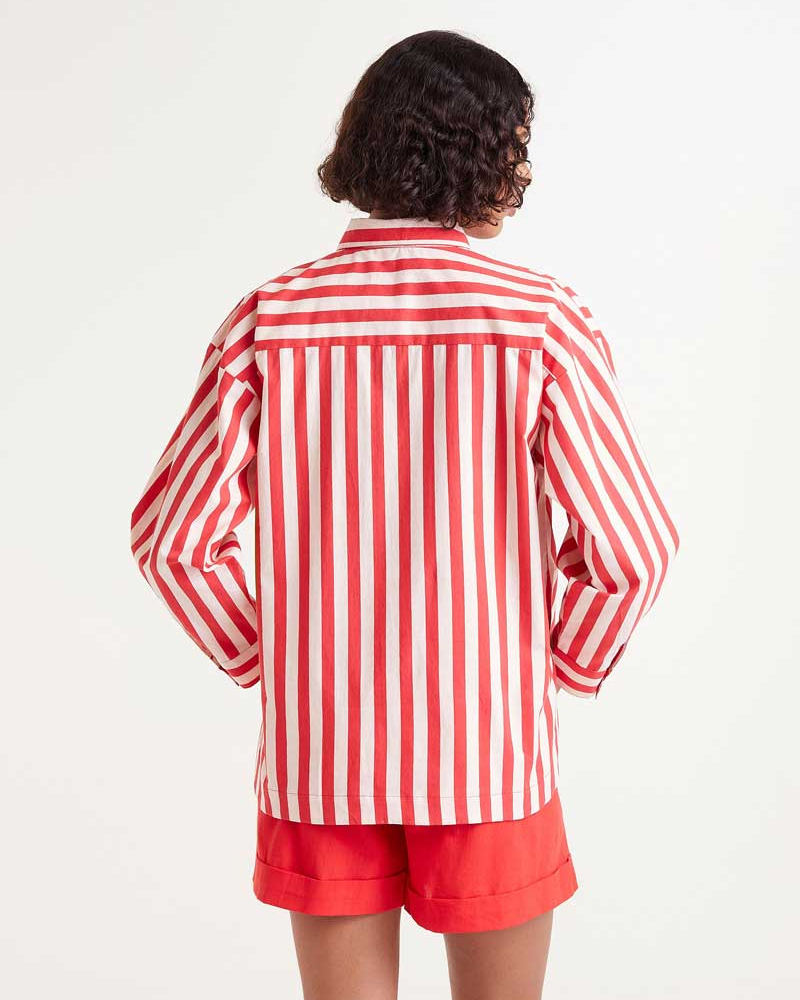 Cheesecake Red Stripe Shirt By Compania Fantastica