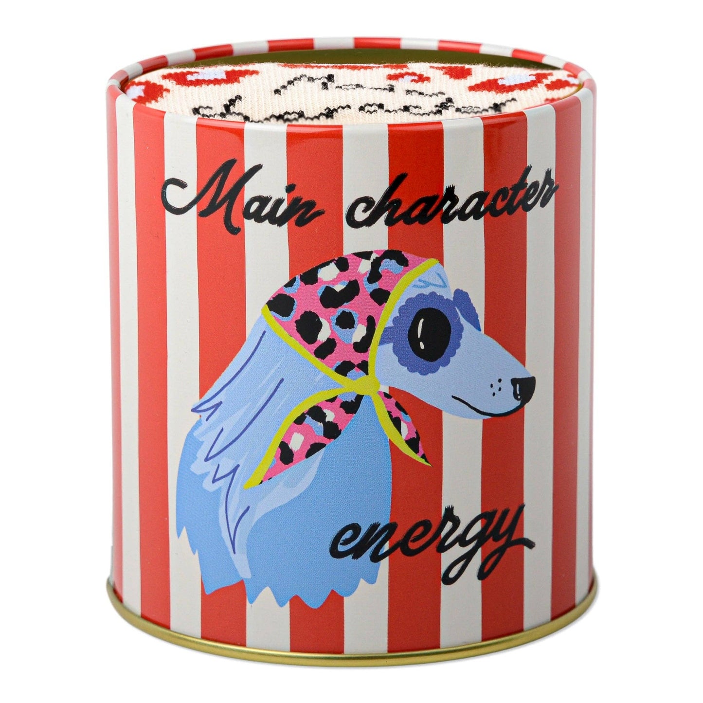 Main Character Energy Hijinx Socks in a Tin