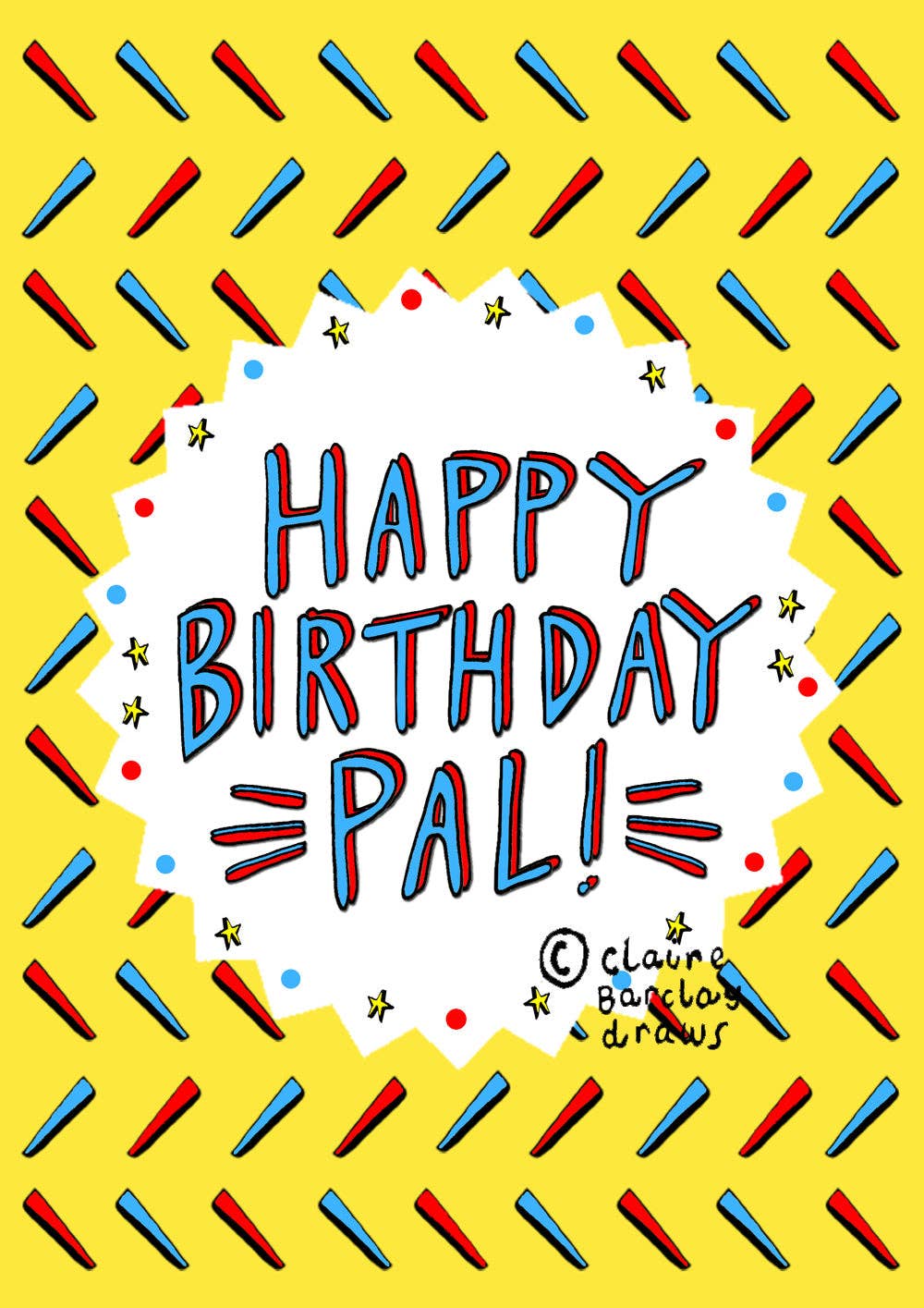 Happy Birthday Pal! Scottish Birthday Card