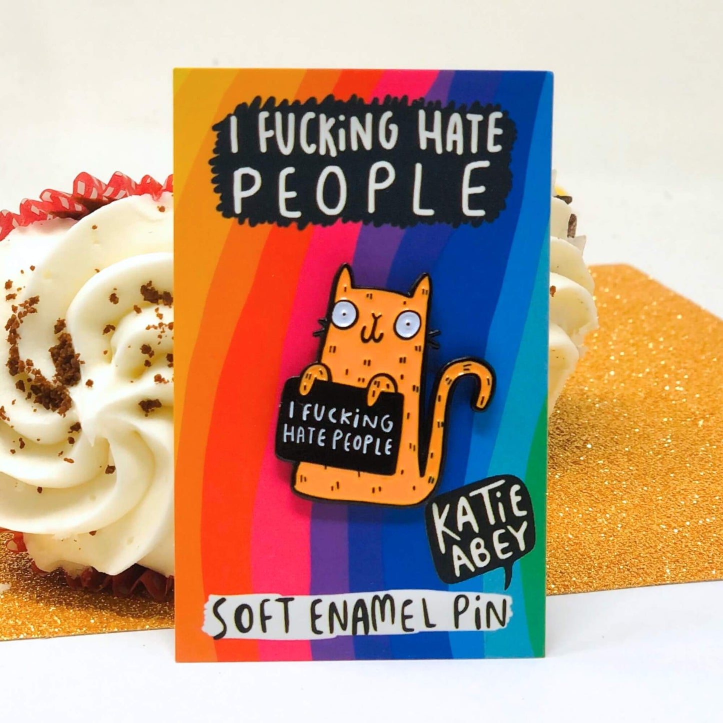 I F*cking Hate People Enamel Pin Badge