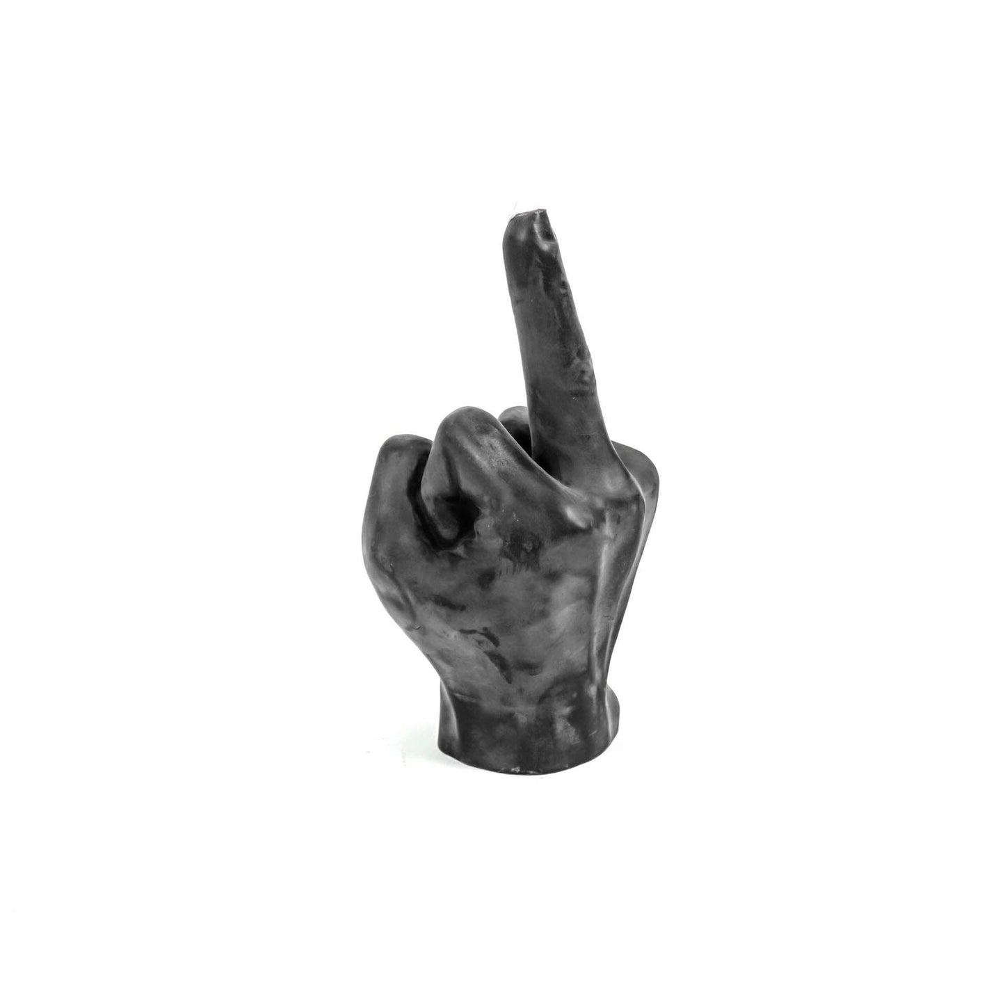 Candle - Middle Finger - Wax - Black - 570gram - 10x9x17cm: Black