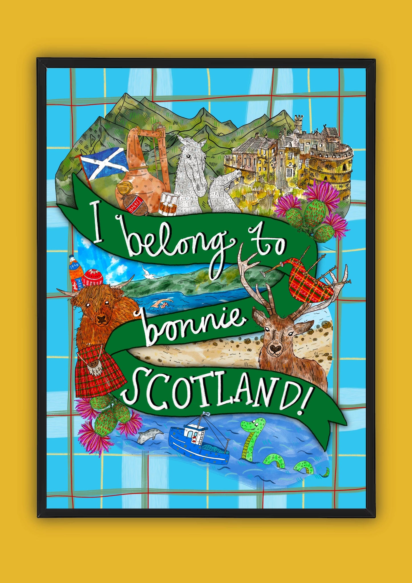 I Belong to Bonnie Scotland Art Print