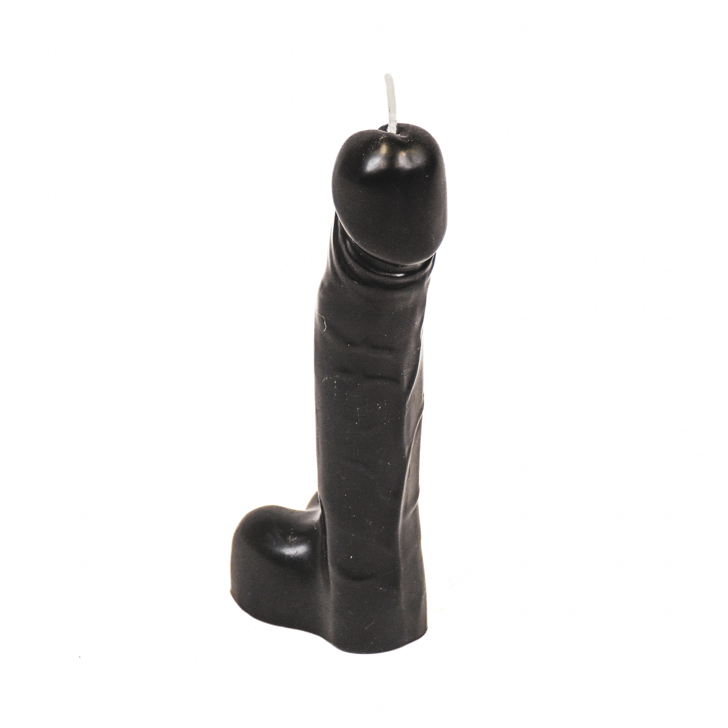 Candle - Dick - Wax - Black - 6.8x5.5x17 cm - 160gram