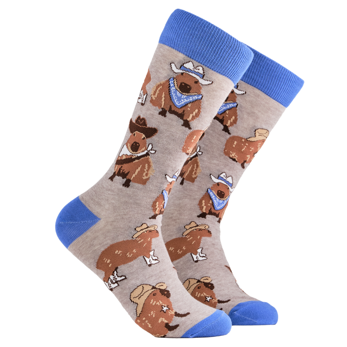 Cowboy Capybara Unisex Socks