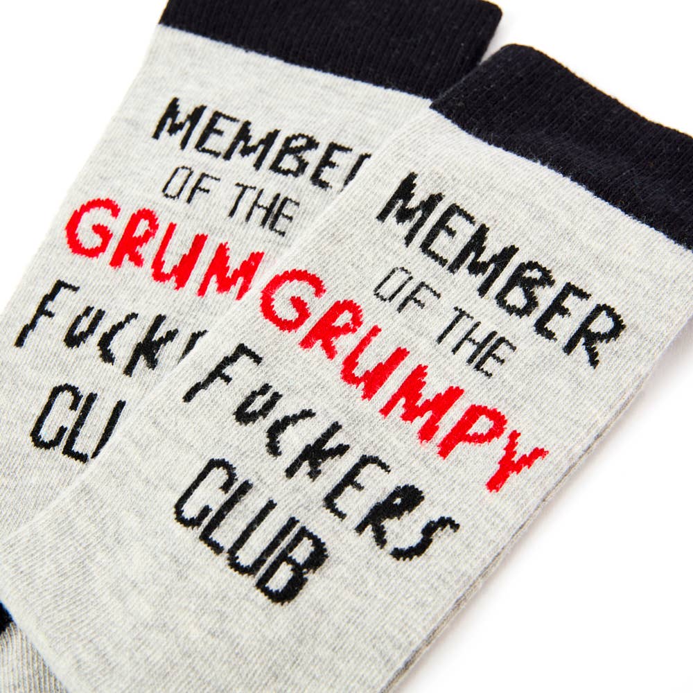 Member Of The Grumpy Fuckers Club Unisex Socks