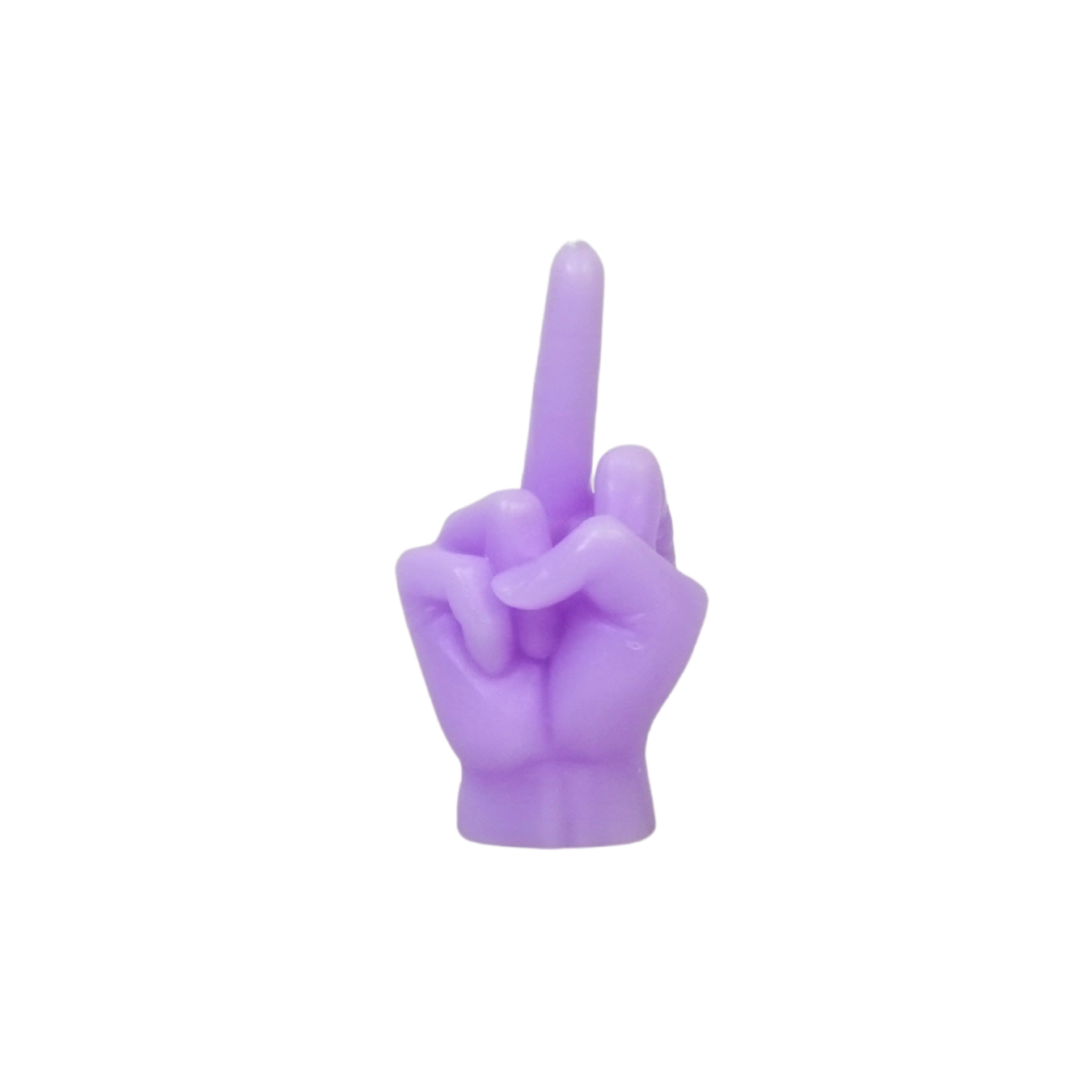 Lilac Middle Finger Candle