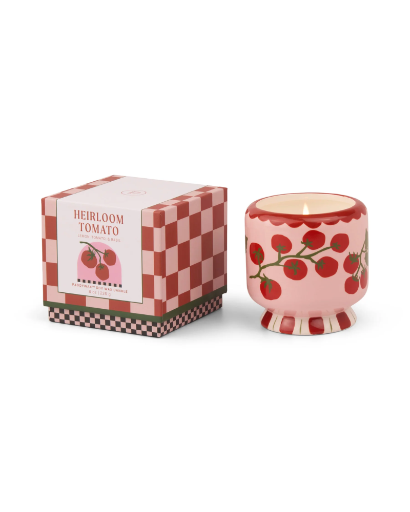 A Dopo Heirloom Tomato Ceramic Candle By Paddywax