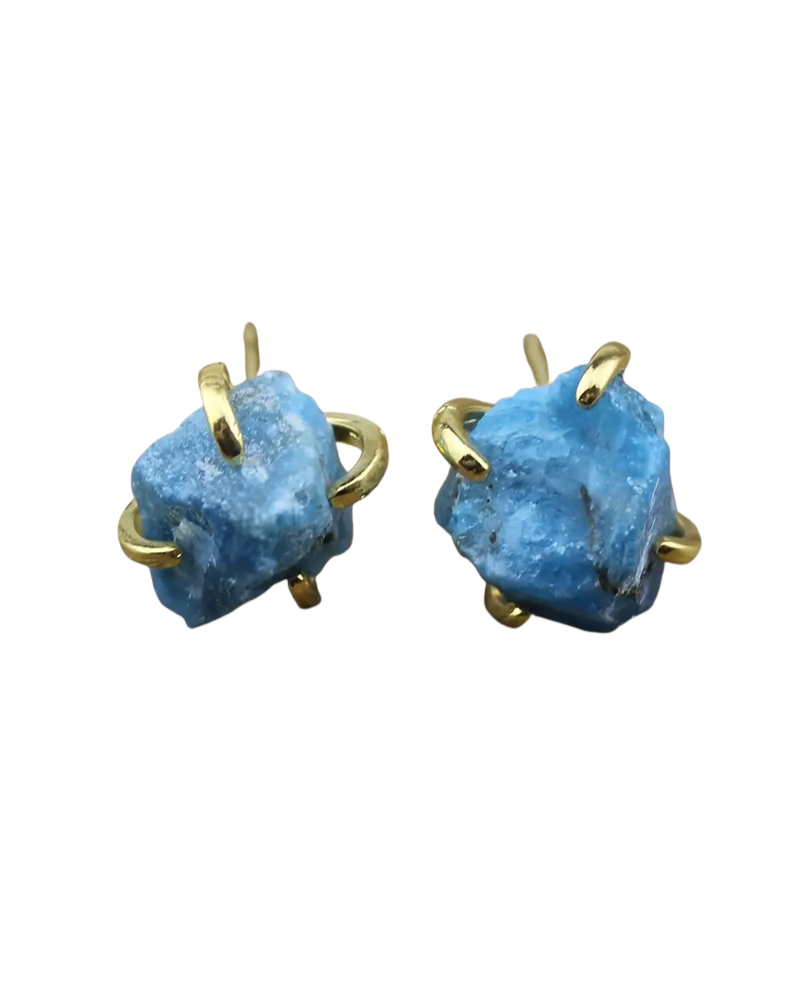 Natural Raw Gemstone Earrings Assorted