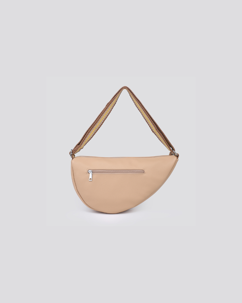 Asymmetric Vegan Leather Crossbody Bag Assorted Colours