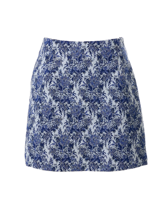 Aubin Wedgewood Jacquard A Line Mini Skirt