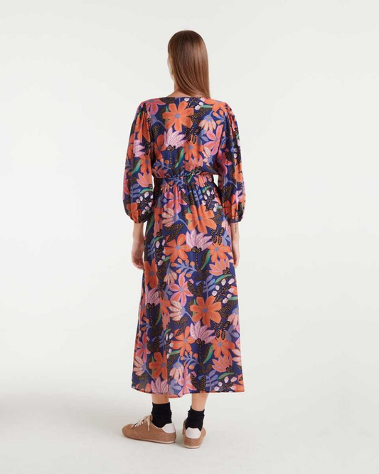 Tigerlily Floral Midi Dress Compania Fantastica