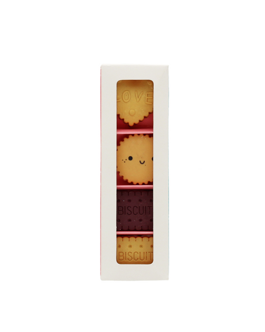 Biscuits Erasers Set of 4