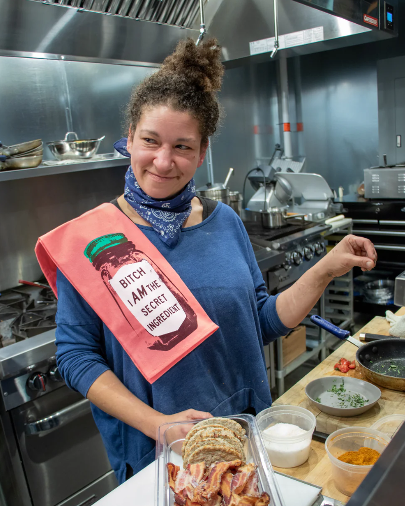 Bitch, I AM The Secret Ingredient Cheese Dish Towel