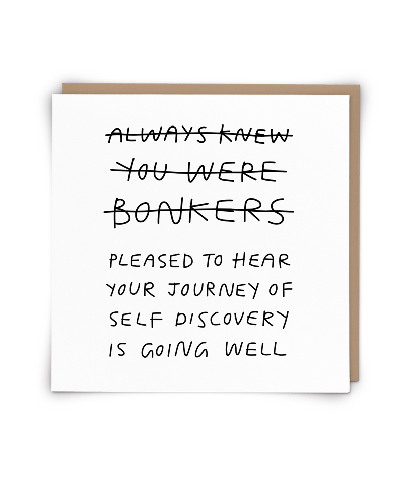 Bonkers Greeting Card