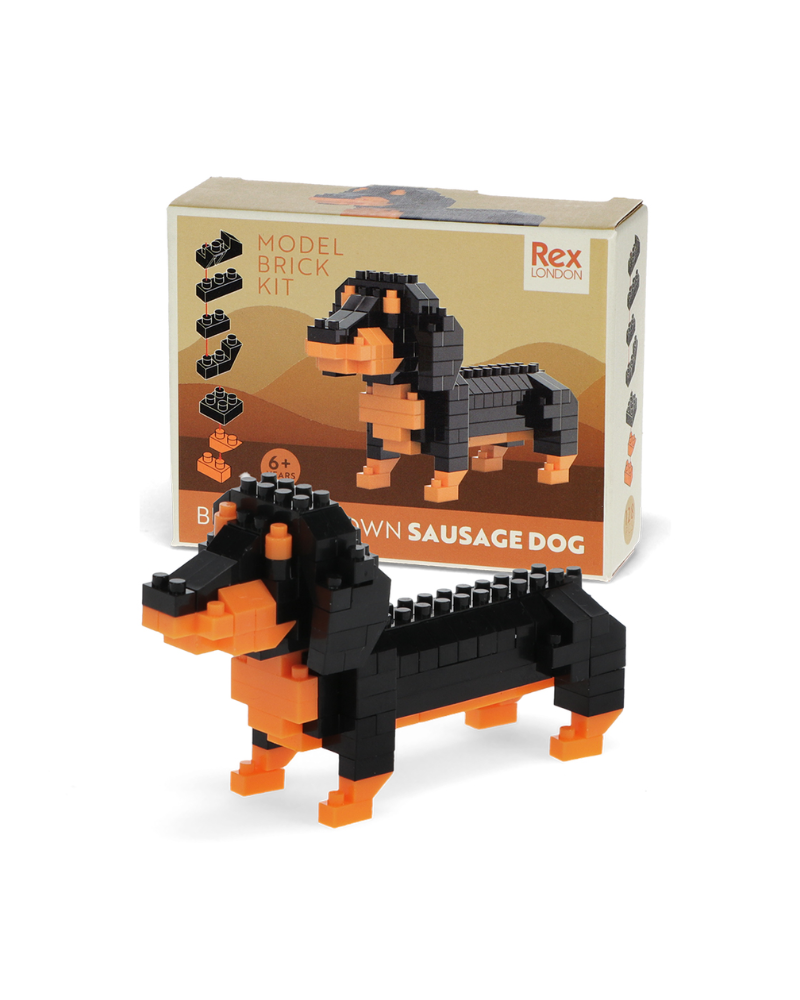 Build You Own Dacshund Sausage Dog Brick Kit