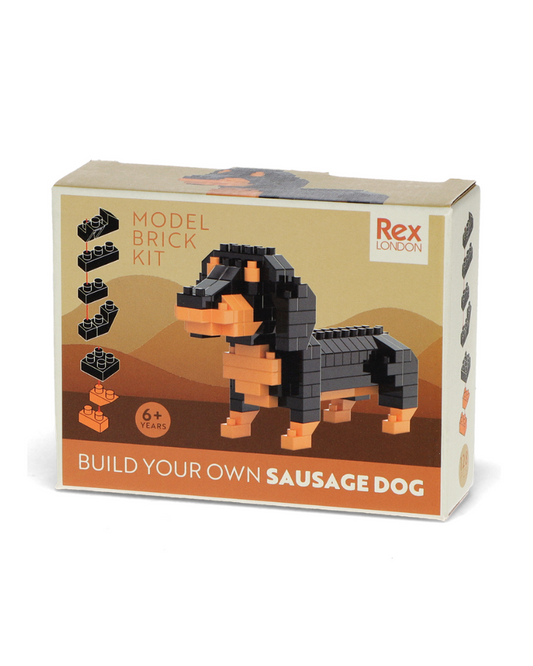 Build Your Own Daschund Sausage Dog Brick Kit