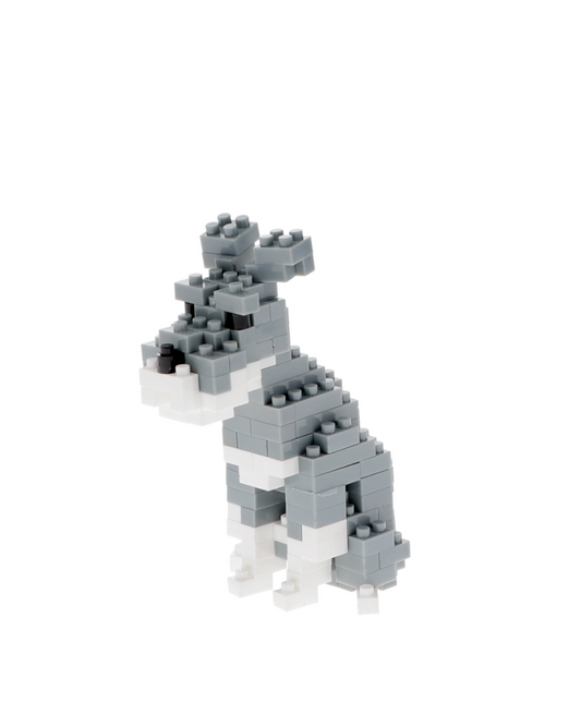 Build Your Own Schnauzer Dog Brick Kit