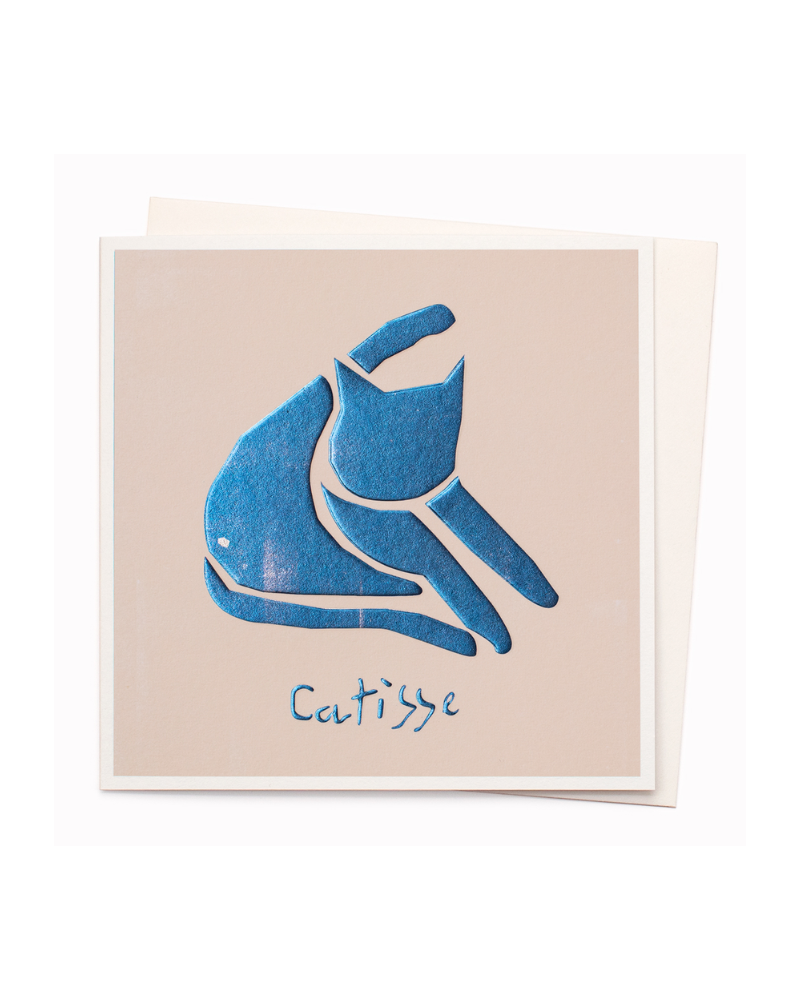 Catisse Licks Greeting Card