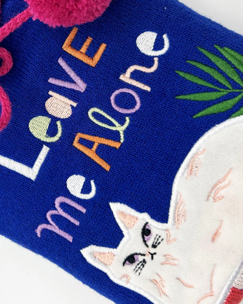 Catnip Leave Me Alone Hot Water Bottle