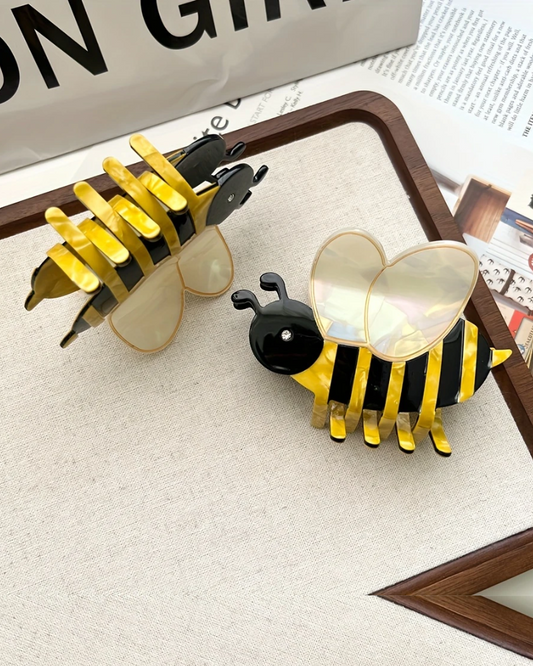 Bumble Bee Hair Claw