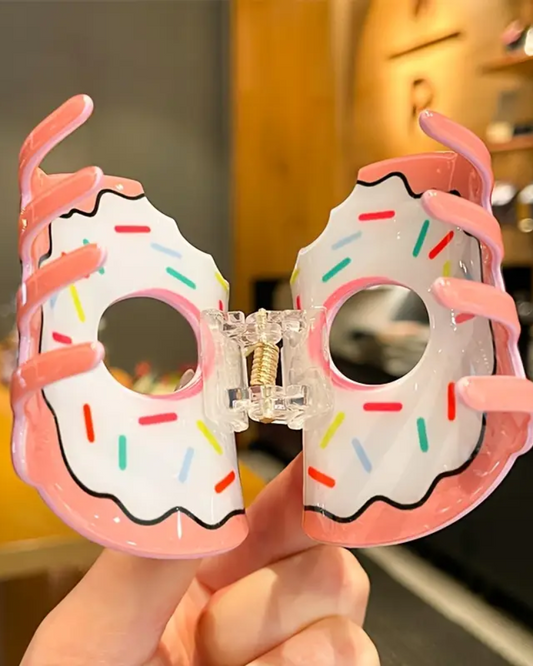 Sprinkle Doughnut Hair Claw