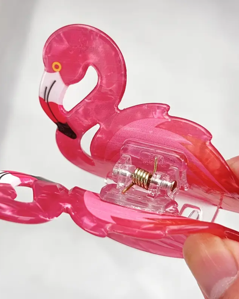 Fabulous Flamingo Hair Claw