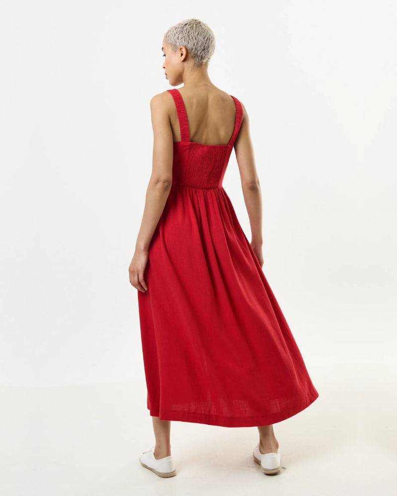 Clover Dress Red by Louche London